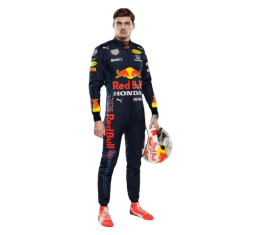 Max Verstappen 2021 F1 Replica Redbull Race Suit
