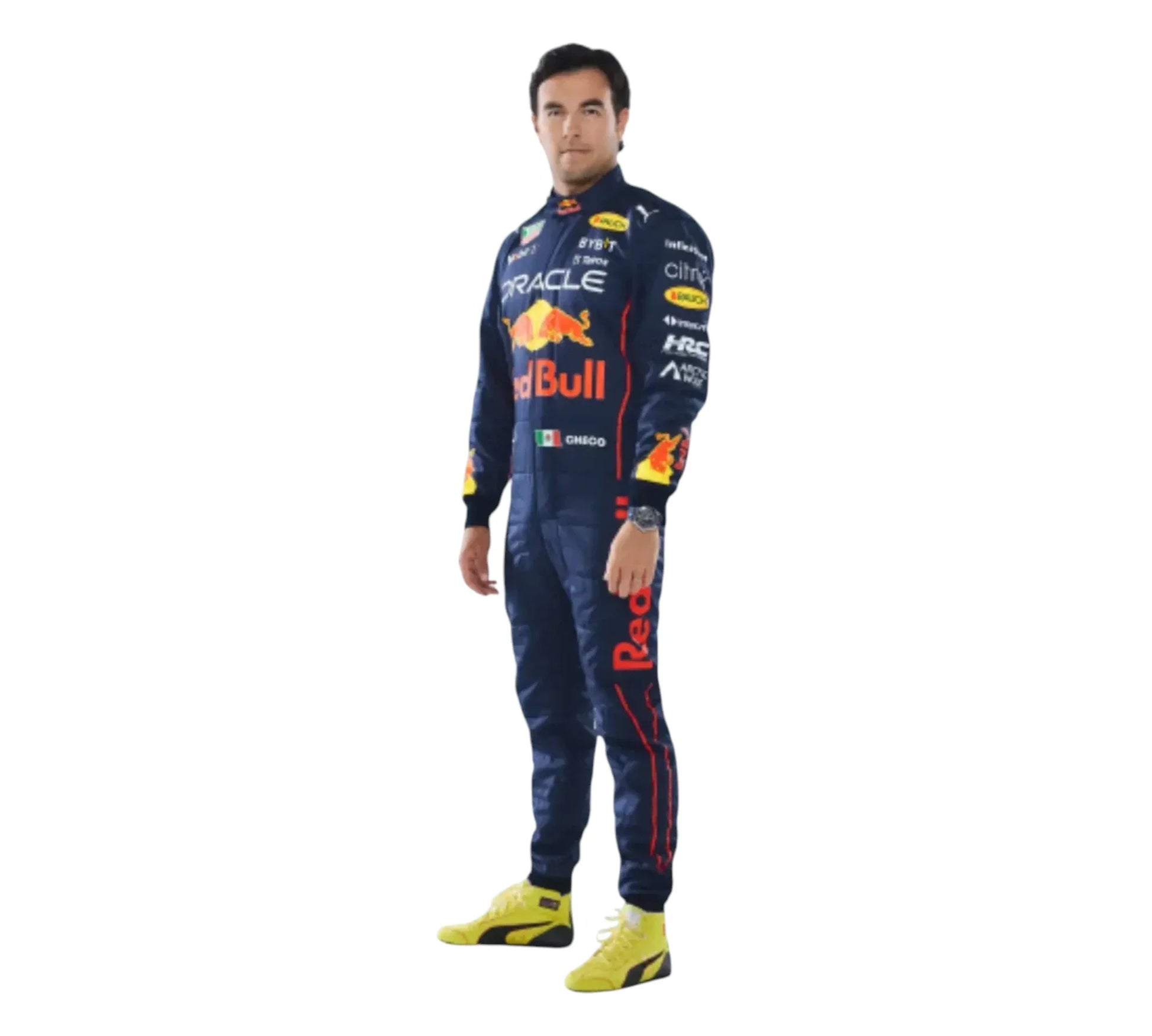 2022 Sergio Perez Signed Used Red Bull Racing F1 Suit
