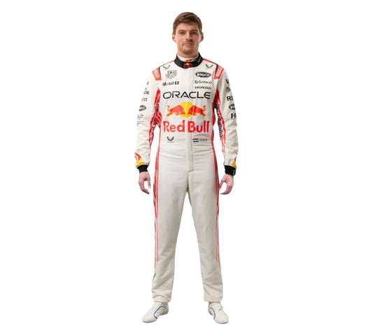 New 2025 Max Verstappen Japanese Grand Prix Red Bull F1 Team Replica Race Suit