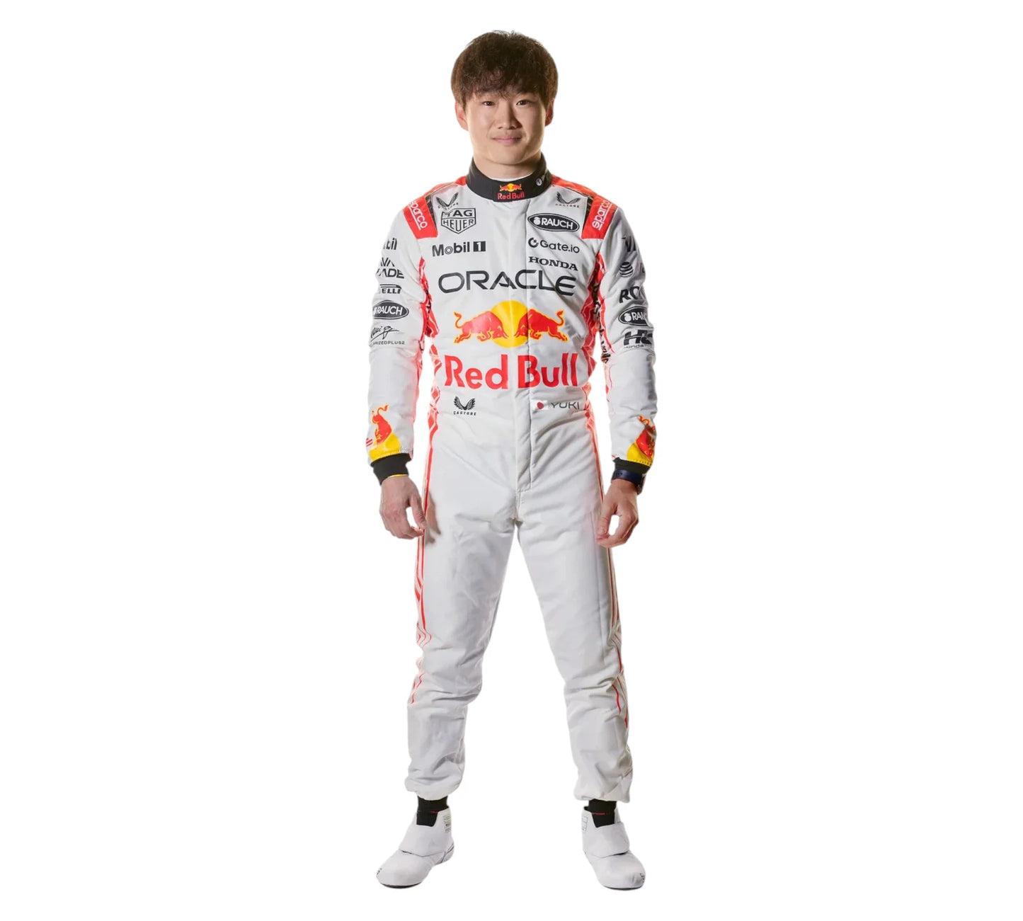 New 2025 Max Verstappen &amp; Yuki Tsunoda Japanese Grand Prix Red Bull F1 Team Replica Race Suit