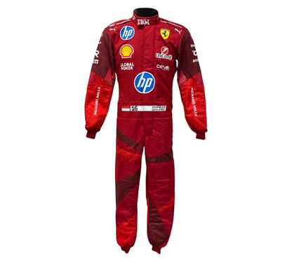 Charles Leclerc Puma for Scuderia Ferrari HP Las Vegas 2025 race suit
