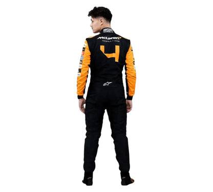 New 2025 Lando Norris & Oscar Piastri McLaren F1 Team Replica Racing Suit