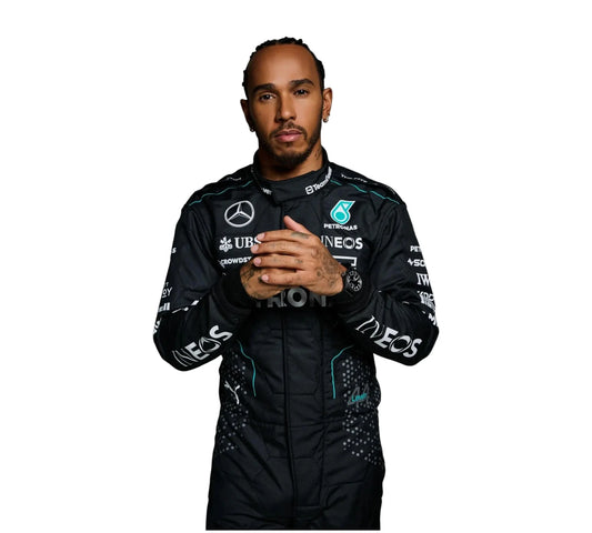 2024 Lewis Hamilton PETRONAS Mercedes F1 Race Suit REPLICA