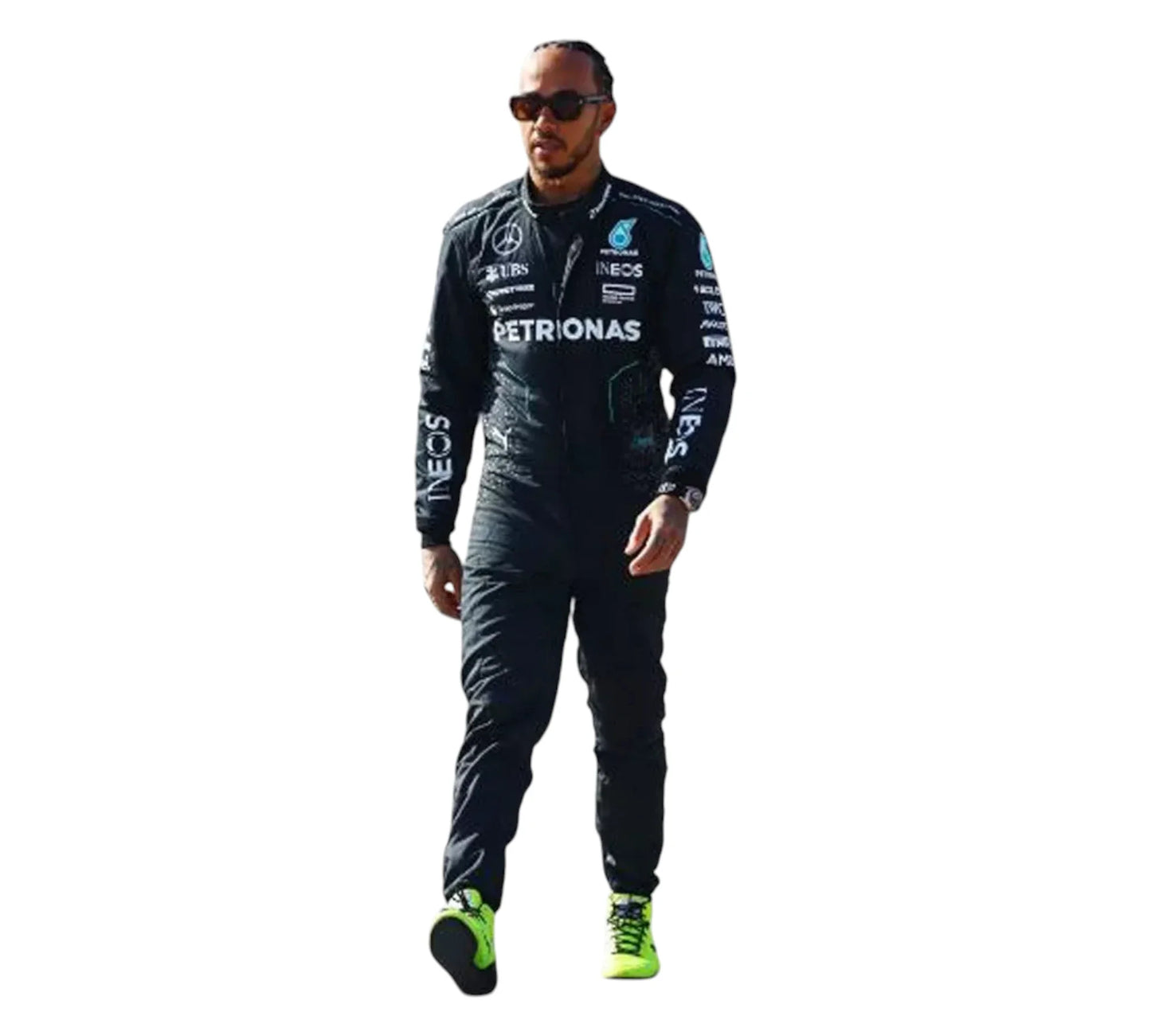 2024 Lewis Hamilton PETRONAS Mercedes F1 Race Suit REPLICA