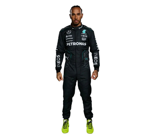 2024 Lewis Hamilton PETRONAS Mercedes F1 Race Suit REPLICA