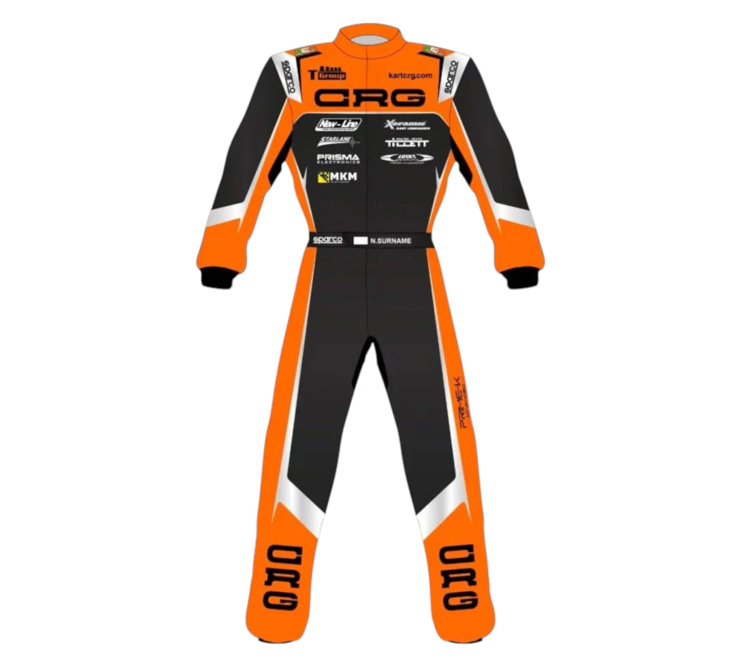 New 2022 CRG Go Kart Overall Sublimation Printed Replica Racing Suit