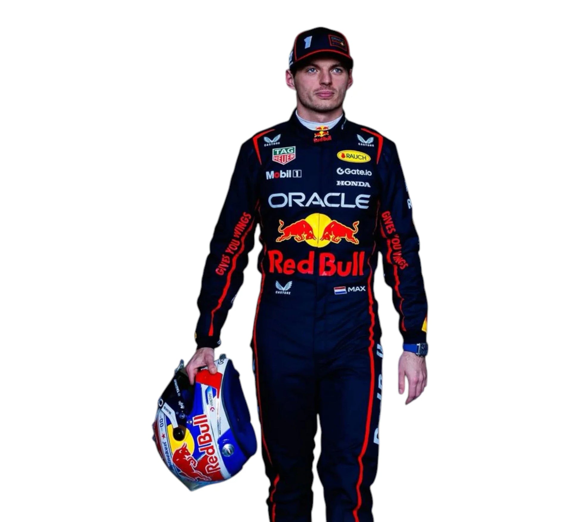 New 2025 Max Verstappen Red Bull F1 Race Suit