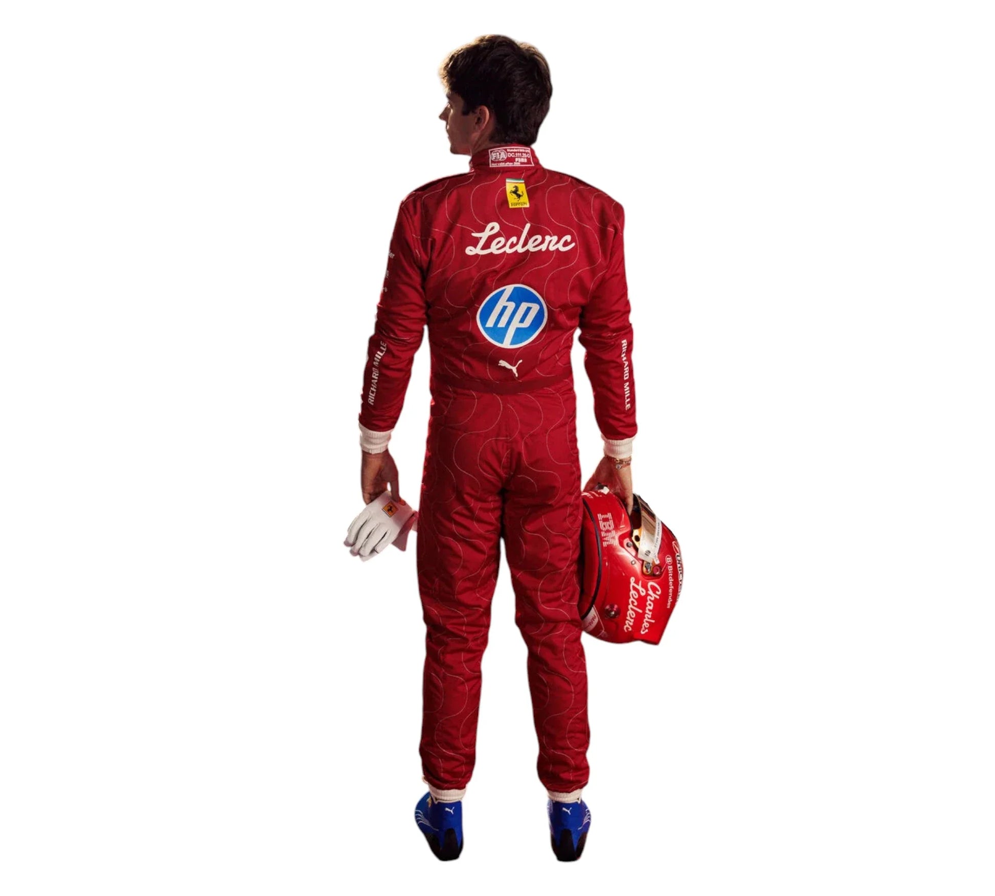 Puma for Scuderia Ferrari HP Charles Leclerc Monza 2025 racing suit