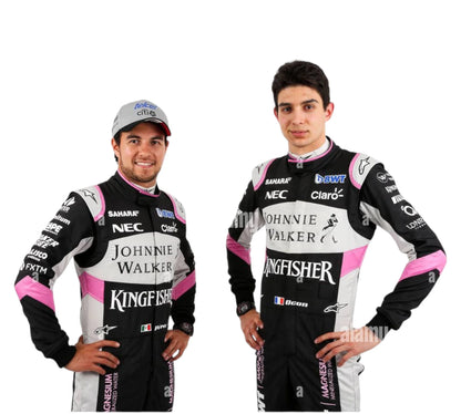 Sergio Perez 2017 F1 Racing Suit Team Force India
