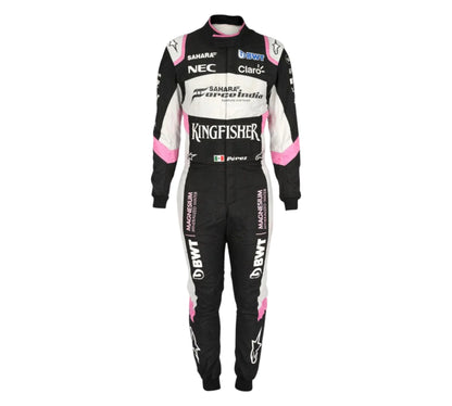 Sergio Perez 2017 F1 Racing Suit Team Force India