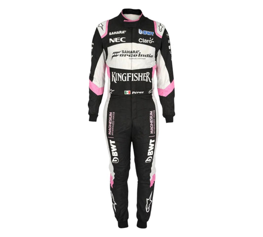 Sergio Perez 2017 F1 Racing Suit Team Force India
