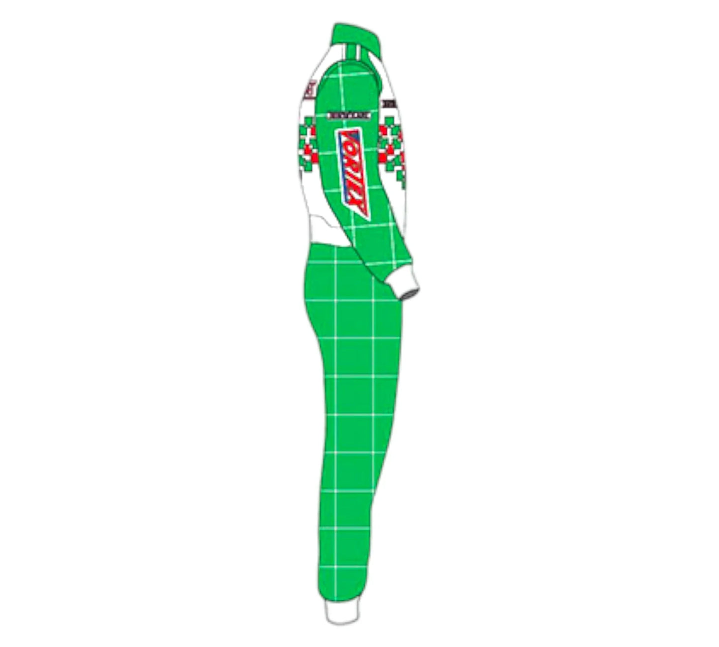 Tony Kart Sublimation Printed Overall Go Kart Driver Racing Suit