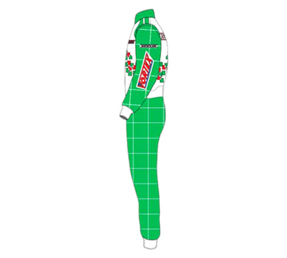 Tony Kart Sublimation Printed Overall Go Kart Driver Racing Suit